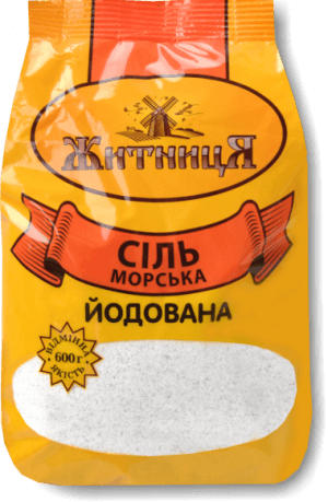 Соль морская йодированная